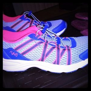 Size 10 Ryka Brand Royal Blue/Hot Pink Sneakers